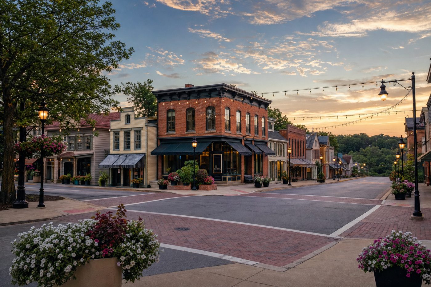 A view of Powell, Ohio