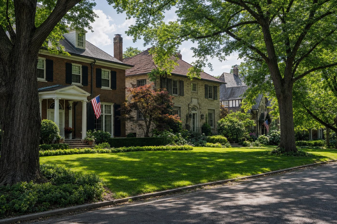A view of Upper Arlington, Ohio