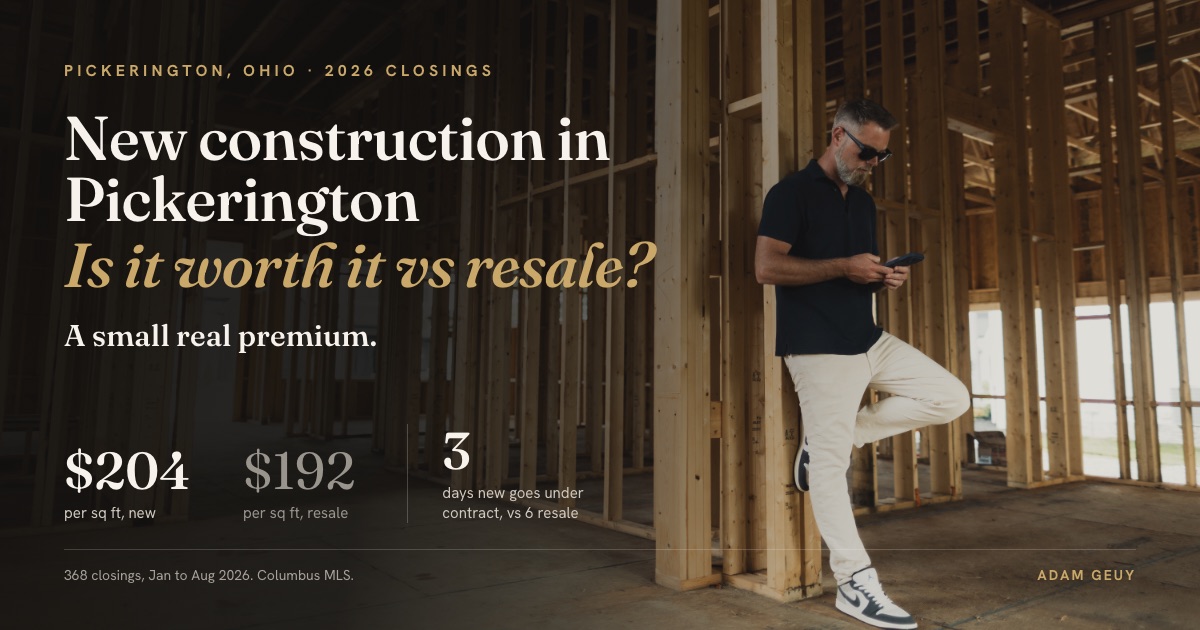 New Construction in Pickerington, Ohio: Is It Worth It vs Resale?